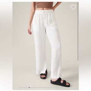 Athleta Retreat Linen Pants-size 10